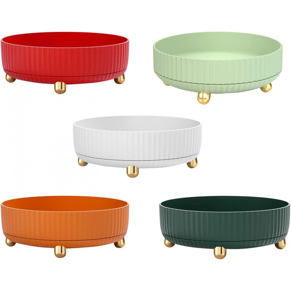 PKKP Rotating Storage Rack, Rotating Spice Shelf Organizer Turntable,