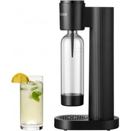 GreatWhip Soda Maker Black Sparkling Water Machine for Carbonating wit