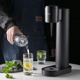 GreatWhip Soda Maker Black Sparkling Water Machine for Carbonating wit