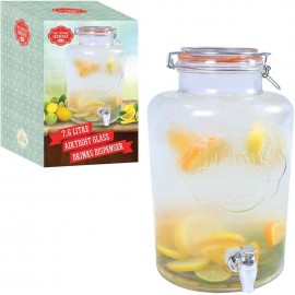 The Vintage Company B 51050 Jumbo Glass Drinks Dispenser | Air Tight L