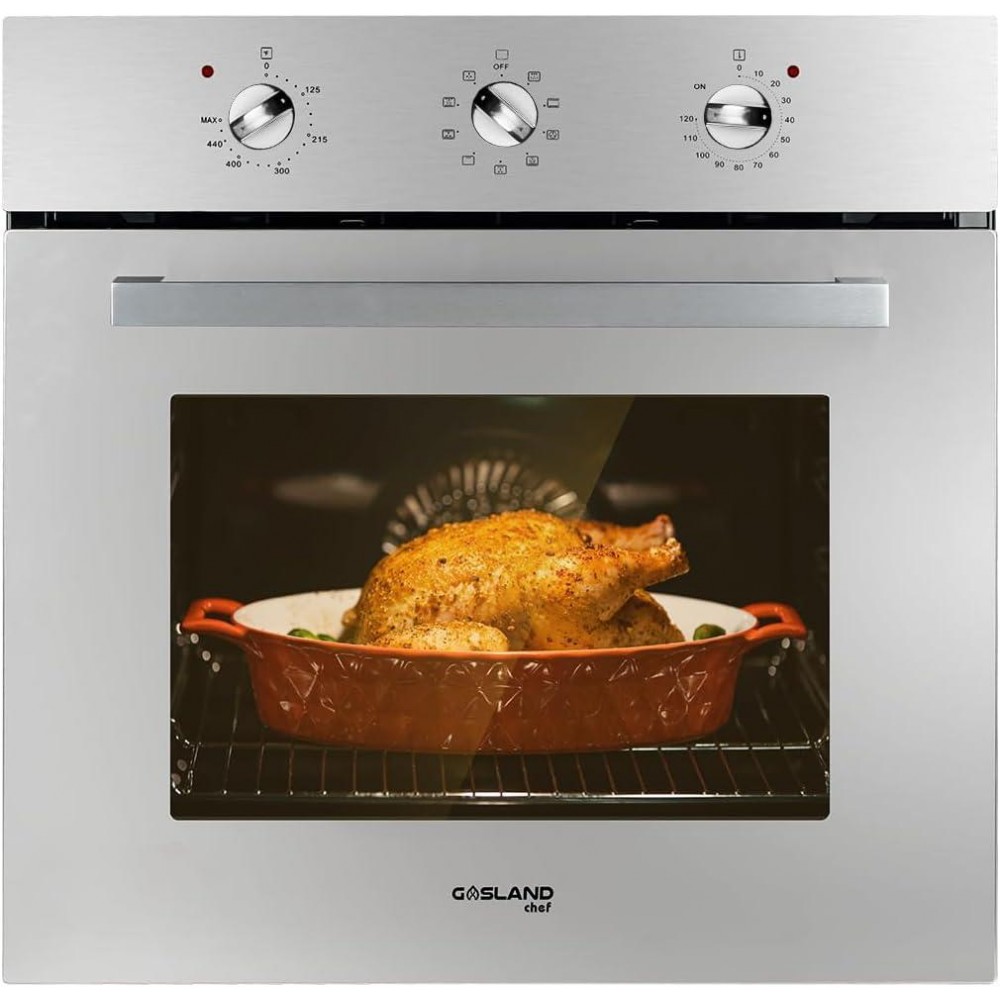 24 Inch Wall Oven, GASLAND Chef ES609MS Built-in Electric Wall Oven, 2