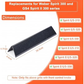 GFTIME 7636 Flavorizer Bars 38.9CM spare parts for Weber Spirit II/LX