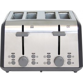 West Bend 4 Slice Toaster with Extra Wide Slots, Bagel Settings, Ultim
