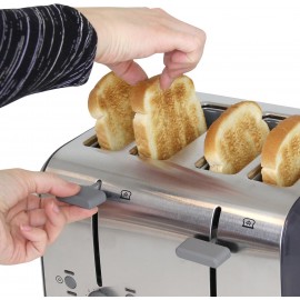 West Bend 4 Slice Toaster with Extra Wide Slots, Bagel Settings, Ultim