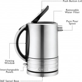 Dualit Architect Kettle | 1.5 L 2.3 KW Stainless Steel | Rapid Boil an