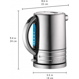 Dualit Architect Kettle | 1.5 L 2.3 KW Stainless Steel | Rapid Boil an