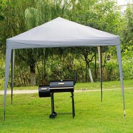 Gr8 Garden Large Portable Charcoal Barrel BBQ With Smoker Cooking Gril