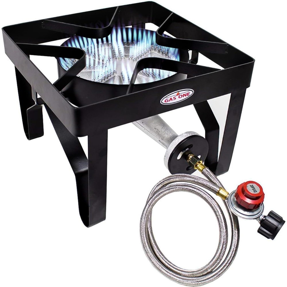 GasOne 200K BTU Propane Burner – Heavy-Duty Propane Stove – Outdoor Bu