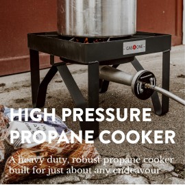 GasOne 200K BTU Propane Burner – Heavy-Duty Propane Stove – Outdoor Bu