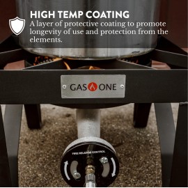 GasOne 200K BTU Propane Burner – Heavy-Duty Propane Stove – Outdoor Bu