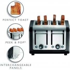 Dualit 46505 Architect 4 Slice Toaster | Brushed Stainless Steel with