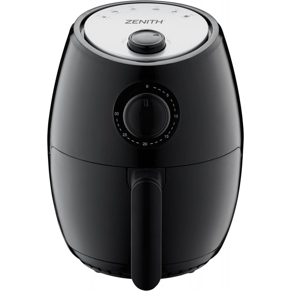 Zenith AirMax Small, Compact Air Fryer Healthy Cooking, 2.1 Qt, Nonsti
