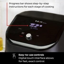 Instant Vortex Plus 6QT ClearCook Air Fryer, Clear Windows, Custom Pro
