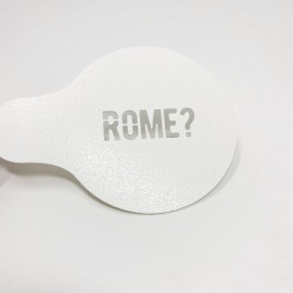 Custom Coffee Stencil, Personalised Coffee Duster