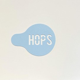 Custom Coffee Stencil, Personalised Coffee Duster