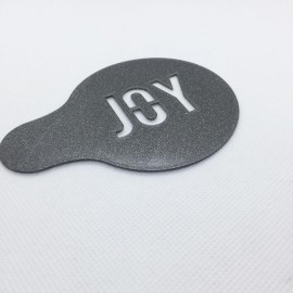 Custom Coffee Stencil, Personalised Coffee Duster