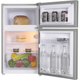 Electriq Under Counter Freestanding Fridge Freezer - Silver