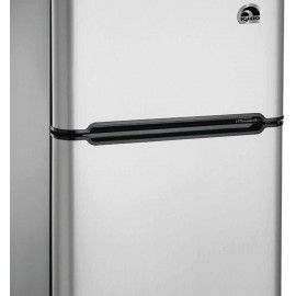 RCA RFR459 Compact Fridge with Freezer-Dual Adjustable Thermostat-Reve