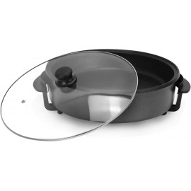 SUPERLEX Multi-Function Electric Cooker Pan Multi Frying Pan with Lid/