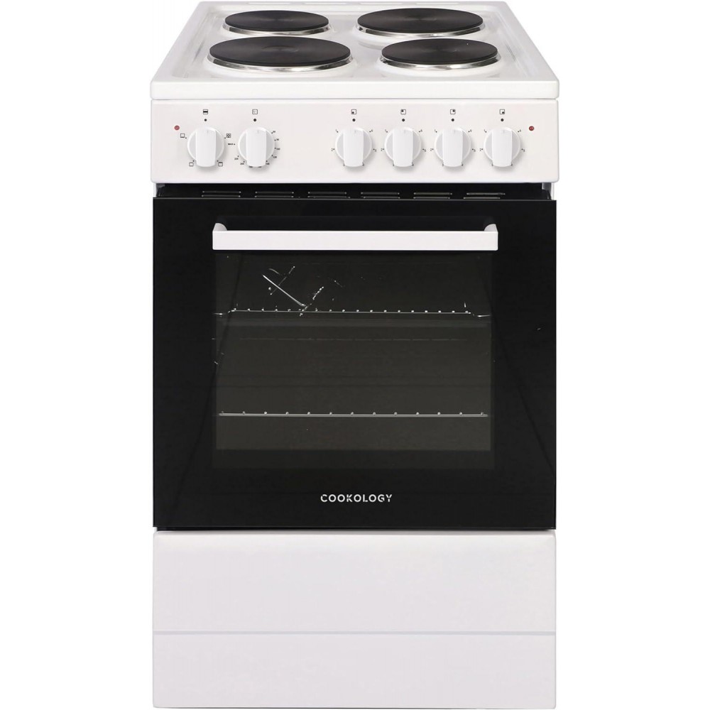 Cookology CFSPSC501WH 50cm 62L Capacity Single Cavity Freestanding Ele
