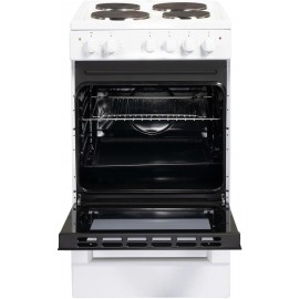 Cookology CFSPSC501WH 50cm 62L Capacity Single Cavity Freestanding Ele