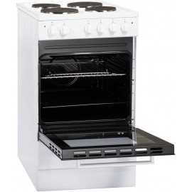 Cookology CFSPSC501WH 50cm 62L Capacity Single Cavity Freestanding Ele