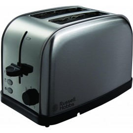 Russell Hobbs 2 Slice Toaster with brushed sides (Independent slots, H