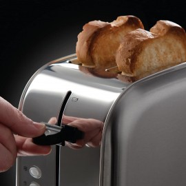 Russell Hobbs 2 Slice Toaster with brushed sides (Independent slots, H