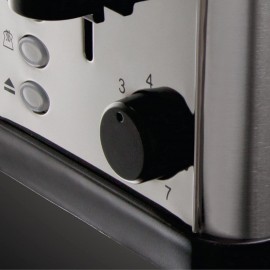 Russell Hobbs 2 Slice Toaster with brushed sides (Independent slots, H