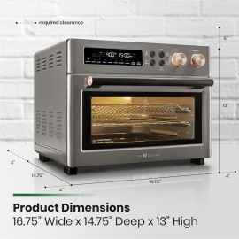 Infrared Heating Air Fryer Toaster Oven, Extra Large Countertop Convec