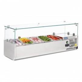 Polar Refrigeration G-Series 150W Countertop Food Prep Fridge with Bui