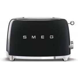 Smeg KLF03BLUK 1.7Ltr - 3kw Stainless Steel Kettle and TSF01BLUK 2 Sli