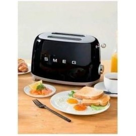 Smeg KLF03BLUK 1.7Ltr - 3kw Stainless Steel Kettle and TSF01BLUK 2 Sli