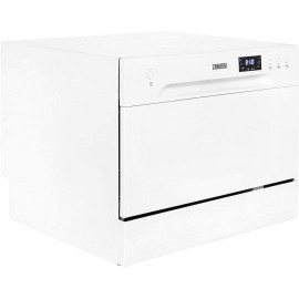 Zanussi ZDM17301WA Freestanding Counter Top Dishwasher, Compact Dishwa