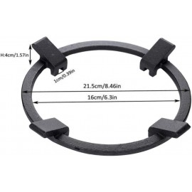 Cast Iron Wok Ring, Gas Cooktop Cast Iron Stove Trivets Wok Support Ri
