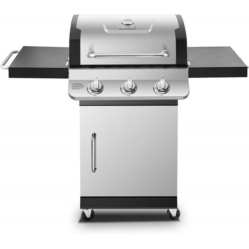 Dyna-Glo DGP397SNP-D Premier 3 Burner Propane Gas Grill, Stainless