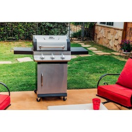 Dyna-Glo DGP397SNP-D Premier 3 Burner Propane Gas Grill, Stainless