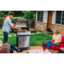 Dyna-Glo DGP397SNP-D Premier 3 Burner Propane Gas Grill, Stainless