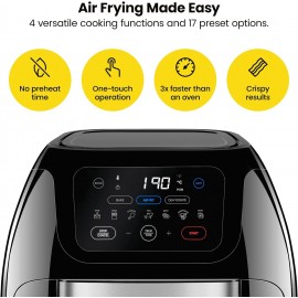 CHEFMAN Multifunctional Digital Air Fryer+ Rotisserie, Dehydrator, Con