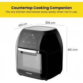 CHEFMAN Multifunctional Digital Air Fryer+ Rotisserie, Dehydrator, Con
