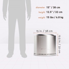 Solo Stove Fire Pit Ranger | Portable Outdoor Heater, Fire Pits for He