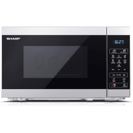 SHARP YC-MS02U-S Compact 20 Litre 800W Digital Microwave, 11 power lev