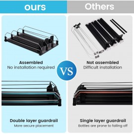 BingoHive Drink Dispenser for Refrigerator, Self-Pushing Soda Can Orga