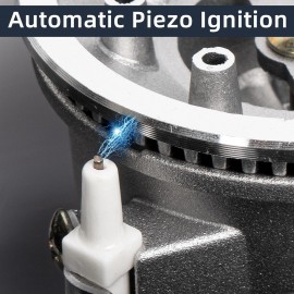 SHINESTAR Dual Fuel Stove with Butane & Propane Compatibility, Portabl