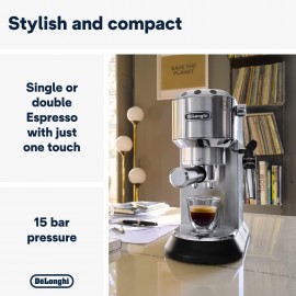 De'Longhi Dedica Style, Traditional Pump Espresso Machine, Coffee and