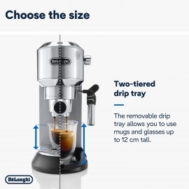 De'Longhi Dedica Style, Traditional Pump Espresso Machine, Coffee and