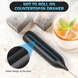 Rechargeable Milk Frother Whisk Handheld with USB-C Cable, Milk Frothe