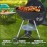 Large Portable Round Kettle Charcoal Grill BBQ Outdoor Barbecue Heat C