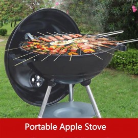 Large Portable Round Kettle Charcoal Grill BBQ Outdoor Barbecue Heat C
