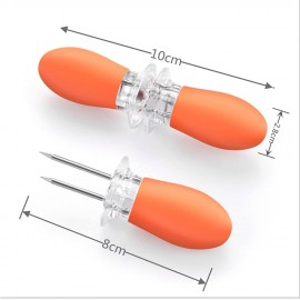 8 Pcs Corn Forks Corn Holders,Corn on the Cob Forks,Safe Interlocking